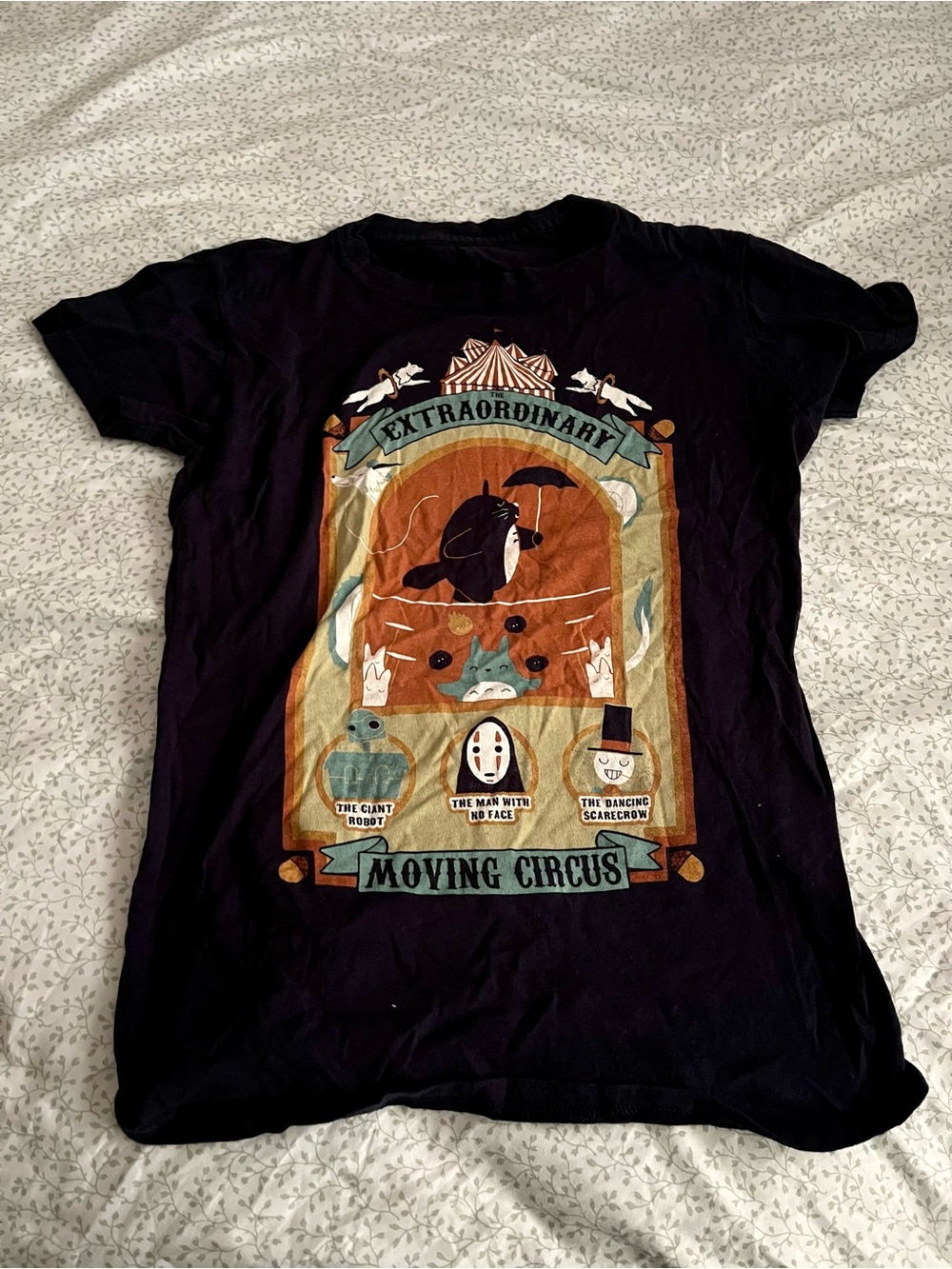 Black Studio Ghibli Tshirt